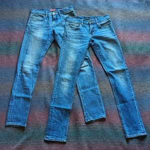 Lucky Brand Men's 110 Skinny Blue Jeans 28W32L (two)